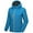 Blue, variant on Womens Warm Recycle Insulated Jacket Hooded Lightweight Windproof Winter Coat Hiking Travel Dark Blue XL