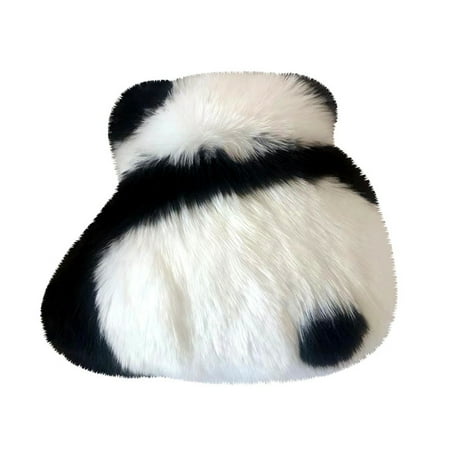 

Coofanin Cushion Imitation Wool Panda Back Pillow Cute Bedside Cushion Sofa Living Room Cushion Cushion