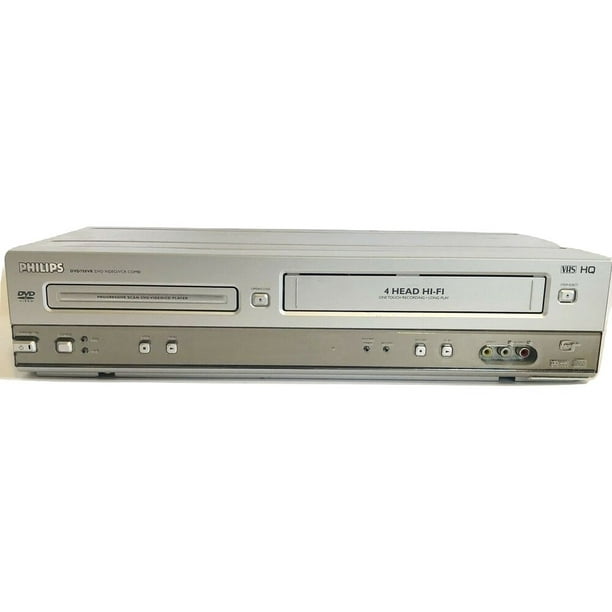 Philips DVD750VR (Refurbished) ProgressiveScan DVDVCR Combo AV, Manual, Remote Included