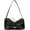 Black, variant on Chic Bow Tote Bag Satin Drawstring Shoulder Bag Retro Classic Clutch Hobo Handbag for Women