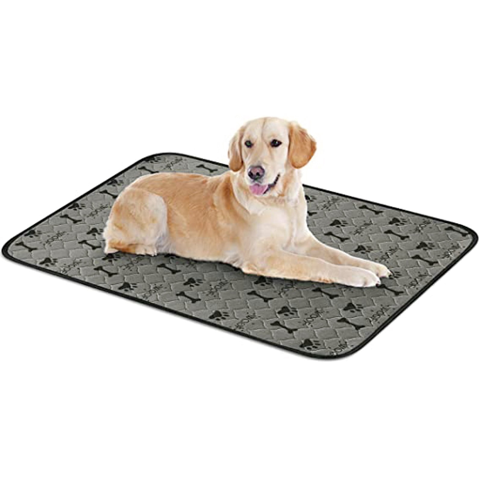 Washable and Absorbent Pet Pee Pad for Dogs, Reusable Puppy Training Mat, Quick Dry Urine Pad for Floors, Waterproof Printed Pet Mat for Indoor Use