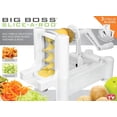 thumbnail image 3 of Big Boss Slice-A-Roo Red 3 Blade Spiral Vegetable Cutter, 3 of 3