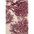 thumbnail image 1 of Safavieh Bella Collection BEL115A Handmade Beige and Purple Premium Wool Area Rug (6' x 9'), 1 of 5