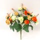 thumbnail image 4 of XWSHYW Flores Artificiales Ramo de Rosas Artificiales Compuesto Por 7 Ramas de Rosas de Seda Ramo Decorativo, 4 of 6