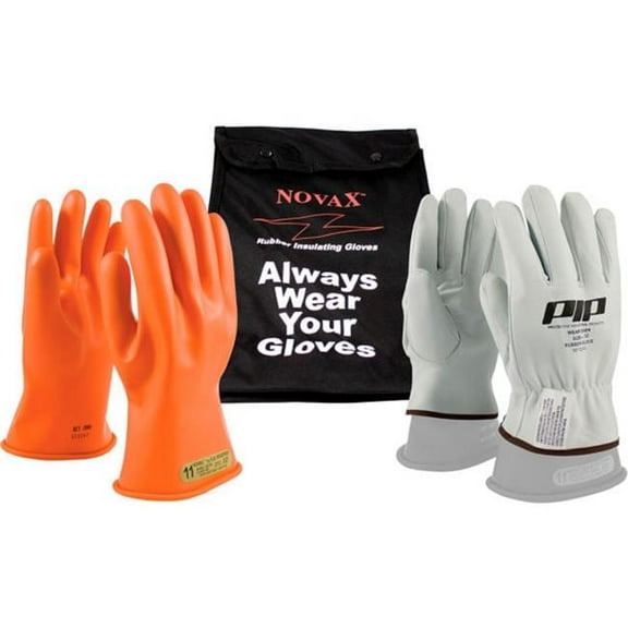 PIP Industries B677046 ESP Kit ESP Class 00 Goat Protector Gloves, Orange - Size 11 - Set of 2