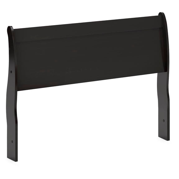 Signature Design by Ashley Casual Huey Vineyard Queen Sleigh Headboard Black