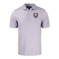 thumbnail image 2 of Men's-Cutter & Buck White/Purple Orlando City SC Pike Eco Symmetry Print Stretch Recycled Polo, 2 of 3