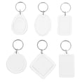 thumbnail image 5 of OUNONA 18Pcs White Key Pendant Photo Frame Decor with Fine Polishing Ideal for Friends Birthday and Anniversary, 5 of 7