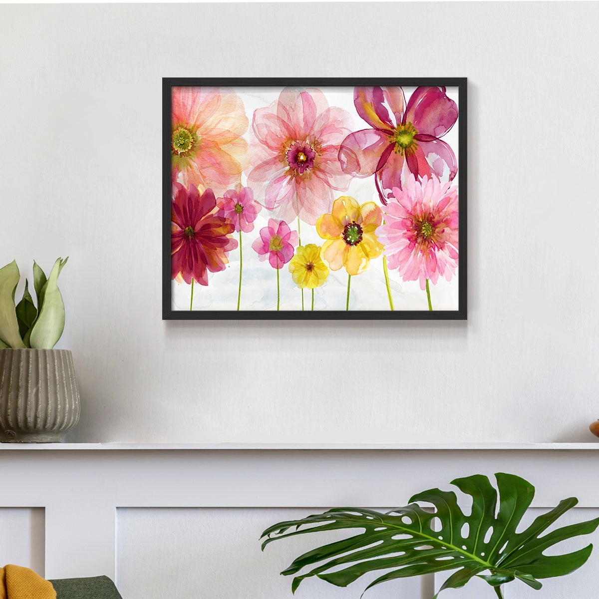 Pop Of Spring by Carol Robinson - Restickable Framed Giclée Print