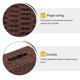 thumbnail image 3 of Phenofice 1Ud Caja Portarollos De Tejido De Papel Café Para Y Almacenamiento, 3 of 6