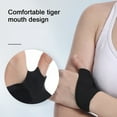 thumbnail image 3 of NIBOLOG Thumb Wrist Brace Compression Sleeve with Fastener Tape Soft Elastic Fabric Thumb Spica Splint Pain Relief Wrist Support, 3 of 8