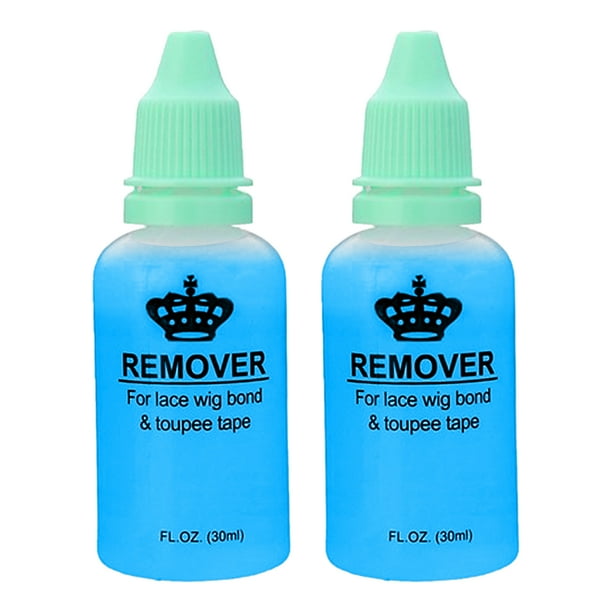 2 Bottles Hair Extension Remover 30ml Wigs Glue Adhesive Remover for Lace Wig Release Tape