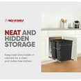 thumbnail image 6 of Rev-A-Shelf RV-18KD-18C S Double 35 Quart Pullout Waste Containers, Black, 6 of 12