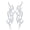 White, variant on DIY Flame Vinyl Decal Sticker Waterproof For Car Motorcycle Gas Tank Fende