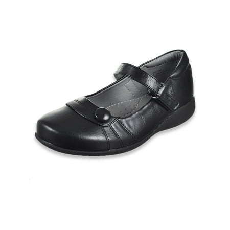 

School Rider Girls Mary Jane Shoes (Sizes 9 - 4) - black 2 youth