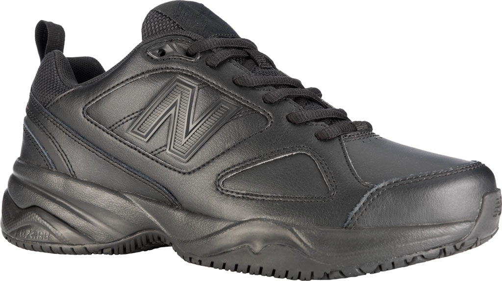 Women's New Balance 626v2 Work Shoe Black Leather 5 2E - Walmart.com