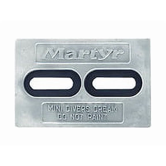 Martyr CMDIVERZ, Zinc Alloy Pleasurecraft Divers Dream Slotted Bolt-on Plate Anode