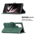 thumbnail image 4 of Compatible with Galaxy S22 Ultra Case with Card Holder Slots, Allytech PU Leather Scratch Free Flip Kickstand Magnetic Snap Credit Card Slots Wallet Case for Samsung S22 Ultra 6.8" 5G 2022, Green, 4 of 5