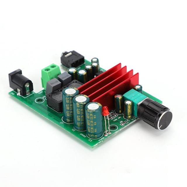 Módulo amplificador digital de subwoofer de potencia mono TPA3116 D2 de 8-25 V CC y 100 W con amplificador operacional NE5532