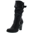 thumbnail image 5 of Style & Co Women's Sachi Block Heel Mid Shaft Boots Black Size 6 M, 5 of 5