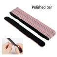 thumbnail image 4 of Visland 10Pcs Emery Board Large Area Wide Application Sandpaper Black Sand Red Heart Nail File for Salon, 4 of 9
