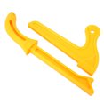 thumbnail image 2 of 2 piezas de plástico amarillo 2 en 1, sierra de madera, palo de empuje, práctico bloque de empuje de seguridad, herramienta para trabajar la madera, 2 of 14