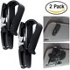 thumbnail image 2 of Clip para parasol, 2 paquetes de soporte para gafas de sol para parasol de coche, clip para gafas de sol de coche, soporte para colgar gafas con clip para tarjeta, plateado oso de fresa  Hogar, 2 of 5
