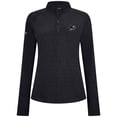 thumbnail image 2 of Women's Levelwear Black San Jose Sharks Spike Raglan Quarter-Zip Top, 2 of 3
