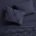 thumbnail image 4 of Dawn 5-Piece Pleated Washed Navy Bed in a Bag, Twin/Twin XL, 4 of 6