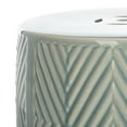 thumbnail image 4 of Safavieh Hemdi Coin Geometric Indoor/Outdoor Garden Stool, Light Blue, 4 of 8
