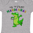 thumbnail image 4 of Inktastic My First Mardi Gras-alligator Boys or Girls Baby Bodysuit, 4 of 5