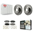 thumbnail image 1 of Transit Auto Front Disc Brake Rotors and Ceramic Pads Kit for Car Honda Fit Civic del Sol K8T-100263, 1 of 11