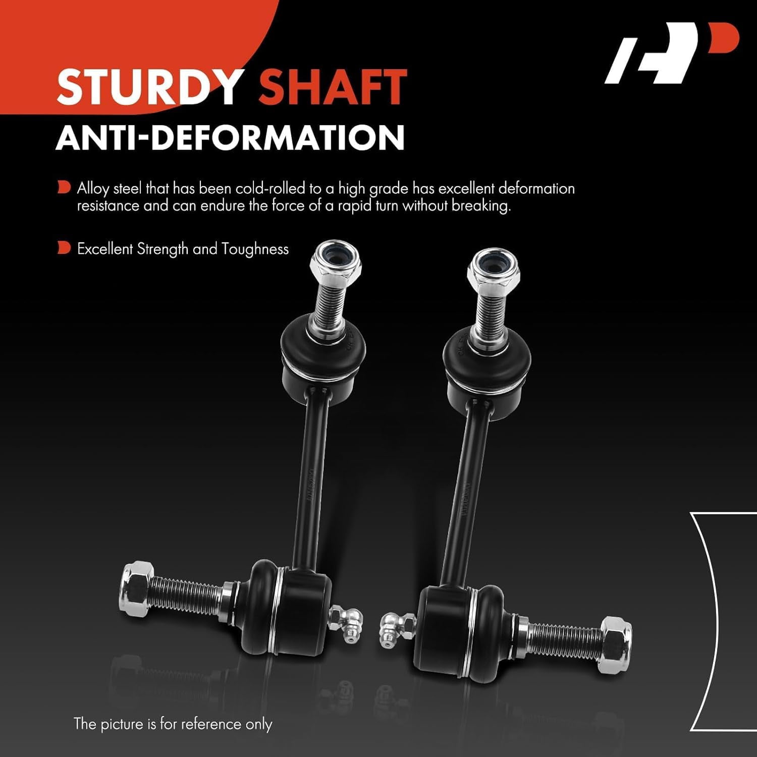 A-Premium 2x Front Sway Bar Links Stabilizer Bar Links, Compatible with Dodge Durango 2011-2015 & Jeep Grand Cherokee 2011-2015, Replace # K750579, K750578
