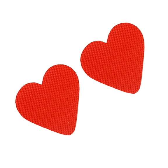 MLINS  2 Pcs Love Shoe Non-Slip Mat High Heel Half Sole Cushion Inserts Women for Red