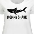 thumbnail image 4 of Inktastic Mommy Shark with Distressed Shark Women's Plus Size T-Shirt, 4 of 5