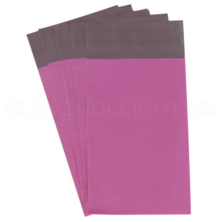 CleverDelights Magenta Poly Mailers - 12 x 16 - 100 Pack - Premium  Self-Adhesive Shipping Bags - Walmart.com
