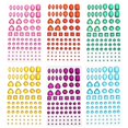 thumbnail image 1 of 6 Sheets Decorative Acrylic Crystal Stickers Handmade DIY 3D Diamond Stickers, 1 of 3