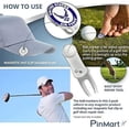 thumbnail image 3 of PinMart’s Officially Licensed United States Air Force Pack of 3 Magnetic Golf Ball Markers and Hat Clip - Golf Accessories for Men and Women - Ball Markers and Hat Clip with Magnet for Golf Hats, 3 of 6
