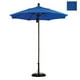 California Umbrella ALTO758117-F03 7,5 Pi. Marché de Fibre de Verre Poulie Parapluie Ouverte Bronze-Oléfine-Bleu Pacifique – image 1 sur 1
