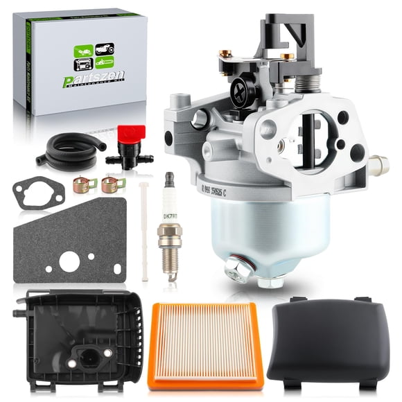 partszen 14 853 68-S Carburetor XT-7 for Kohler Courage XT675 XT650 XT6.5 XT6.75 Engine Lawn Mower with 14 083 16-S Air Filter Cover Kit