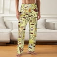 thumbnail image 2 of Pompompurin Men's Pajama Pants Soft Sleepwear Loung Pants for Men Pj Bottoms with Drawstring & Pockets, 2 of 7