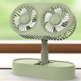 thumbnail image 3 of RKSTN portable fan Small Fan Desktop Fan Desktop Small Large Wind Ultraquiet Office Desk Portable Student Fan Long Version High-speed Concentrated Engine Wide-angle, 3 of 5