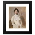 thumbnail image 2 of Signe Scheel 15x18 Black Modern Framed Museum Art Print Titled - Portrait of Valborg Nicolaysen, the Artist's Sister (1899), 2 of 5