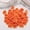 Orange, variant on YIKA Festival Decorations Simulation Flower Head Plastics Flower Head Decoration DIY Handmade Fake Flower Material Simulation Flower Decoration Bouquets Decoration