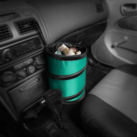 FH Group Auto Car Portable Collapsible Car Trash Can Small FH1120-Mint