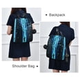 thumbnail image 4 of FORMRS Women's Travel Backpack Purse Anti-Theft Hidden Pockets Casual Shoulder Bag, Blue Tree, 4 of 7