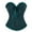 F-Dark Green, variant on Women's Chest Classical Nightclub Spicy Shaping Body Building Green,L
