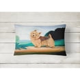 thumbnail image 2 of Carolines Treasures 7519PW1216 Norwich Terrier Canvas Fabric Decorative Pillow, 12H x16W, multicolor, 2 of 3