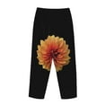 thumbnail image 5 of Balery Orange Dalia print Women's Pajama Pants,Ultra Lightweight Pjs,Lounge Pant-Medium, 5 of 9