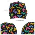 thumbnail image 2 of Pofeuu Colorful Geometric Dog Print Beanie Hat for Men and Women Winter Warm Hats Knit Slouchy Thick Skull Cap, 2 of 7